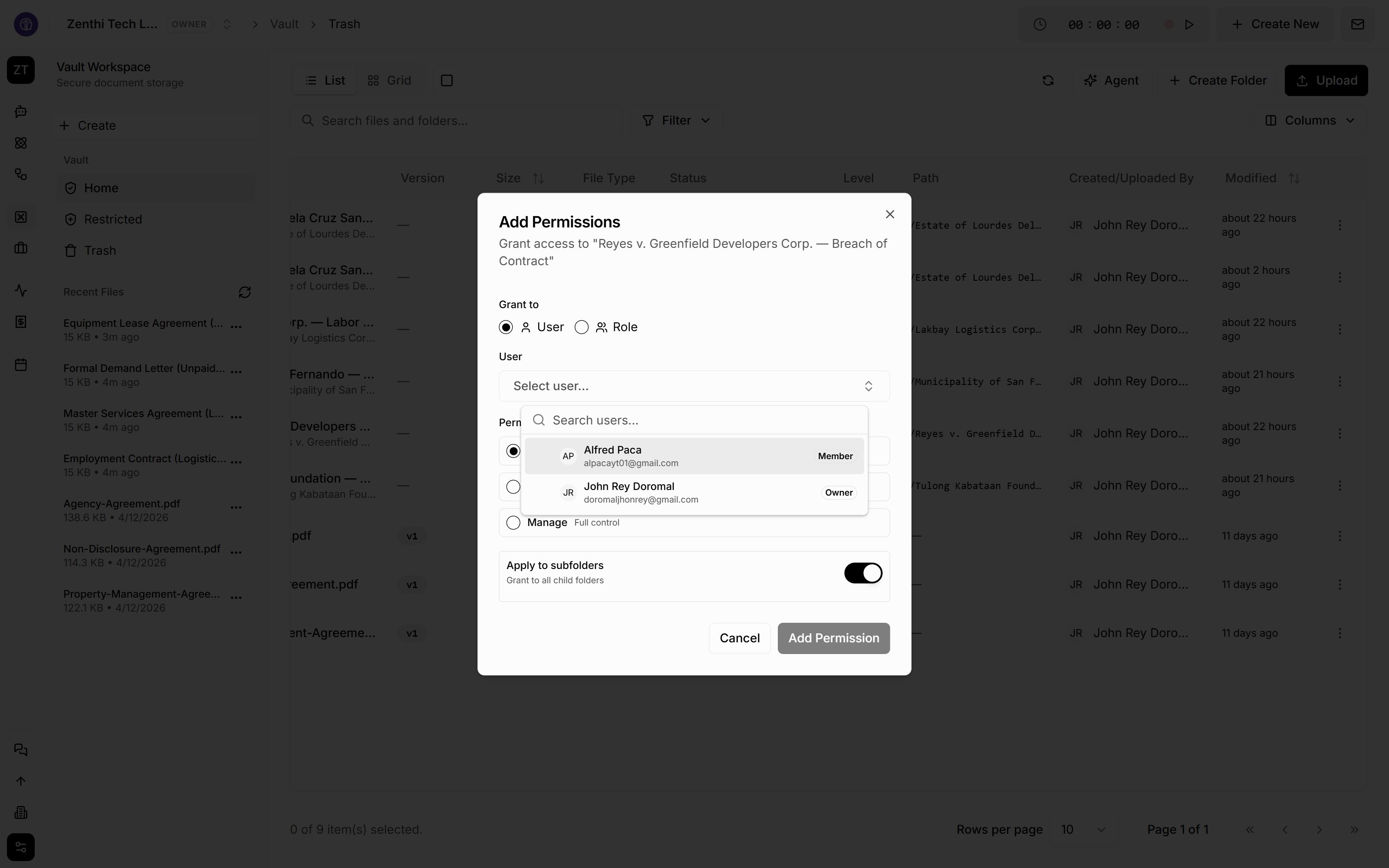 Permission Management