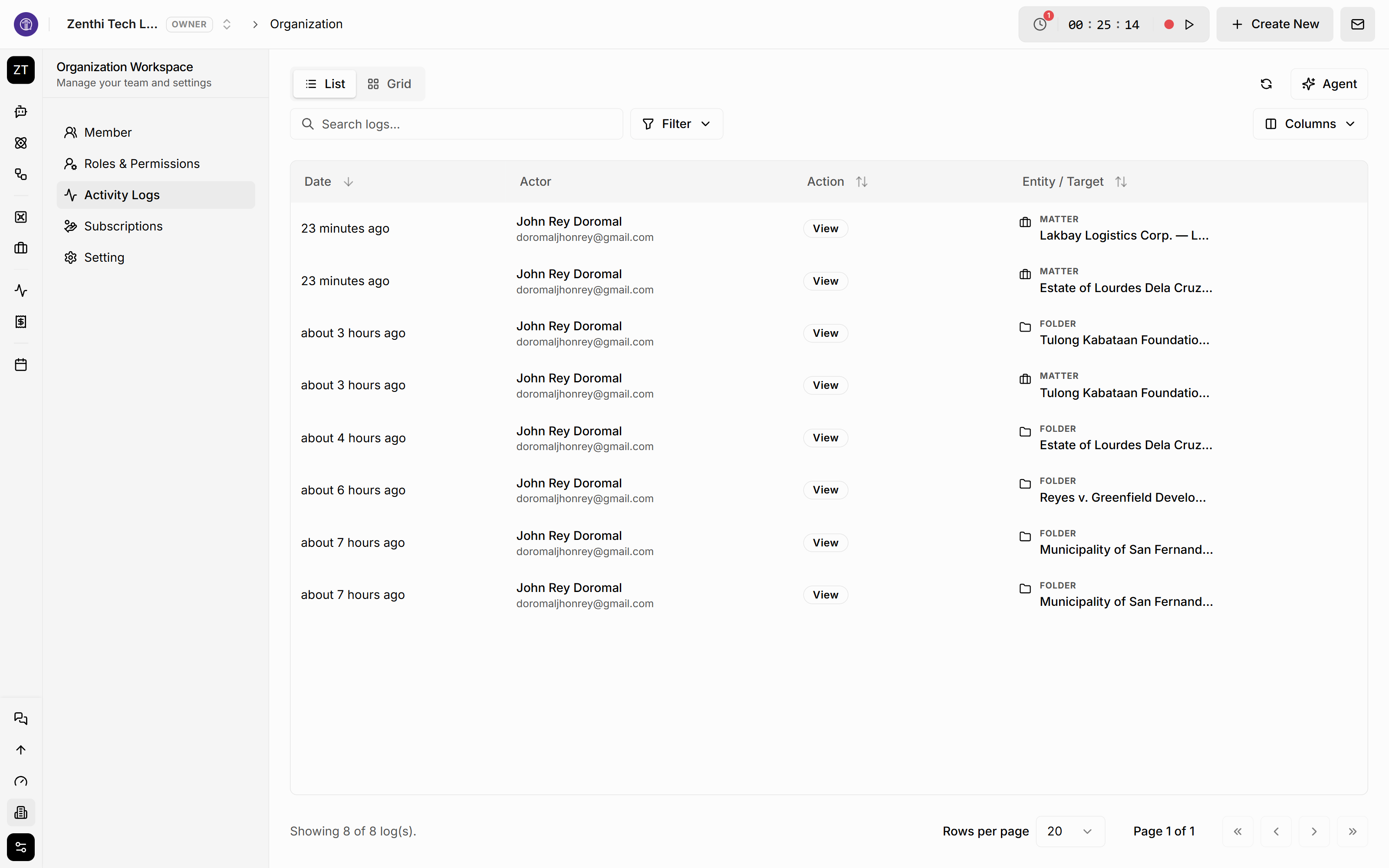 Activity Monitoring